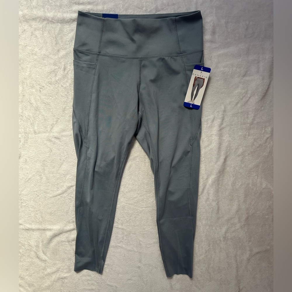 Danskin Nebula High Rise Brushed Legging Size Large NWT Inseam 25” - Picture 2 of 16